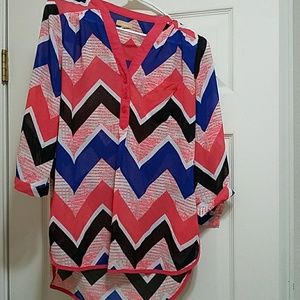 EUC Sheer Top sz Small